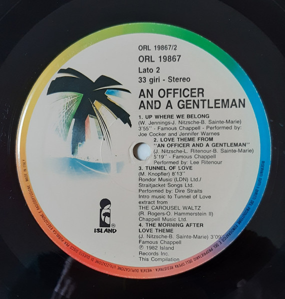 Various - An Officer And A Gentleman | Island Records (ORL 19867) - 4 Various - An Officer And A Gentleman | Island Records (ORL 19867) - 4