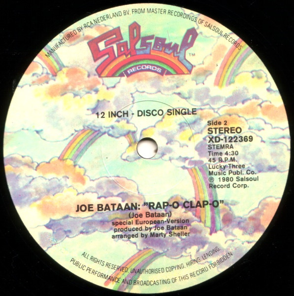 Joe Bataan - El Rap-O Clap-O | Salsoul Records (XD-122369) - 2 Joe Bataan - El Rap-O Clap-O | Salsoul Records (XD-122369) - 2