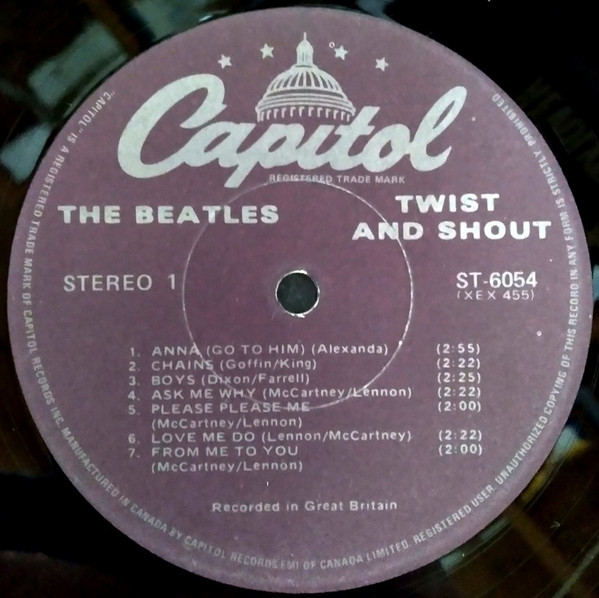 The Beatles - Twist And Shout [Vinyl] | Capitol Records (T 6054) - 4
