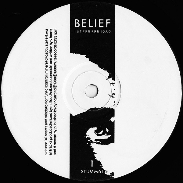 Nitzer Ebb - Belief | Mute (STUMM61) - 3