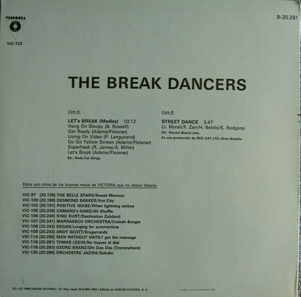 Various - The Break Dancers | Victoria (VIC-123) - 2 Various - The Break Dancers | Victoria (VIC-123) - 2