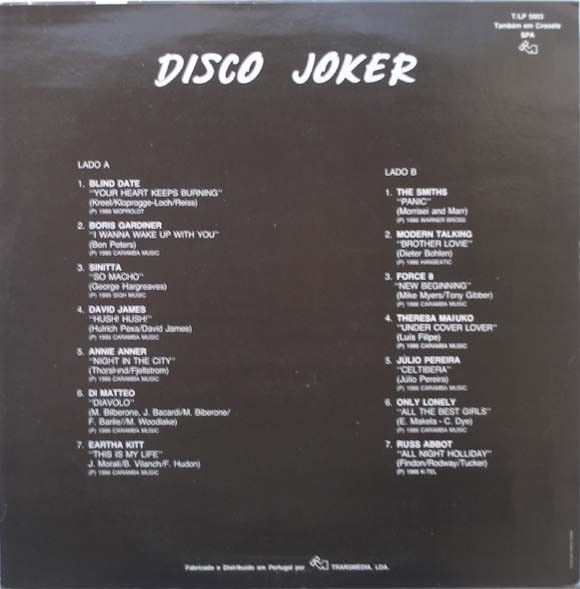 Various - Disco Joker | Transmedia (T/LP 5003) - 2 Various - Disco Joker | Transmedia (T/LP 5003) - 2