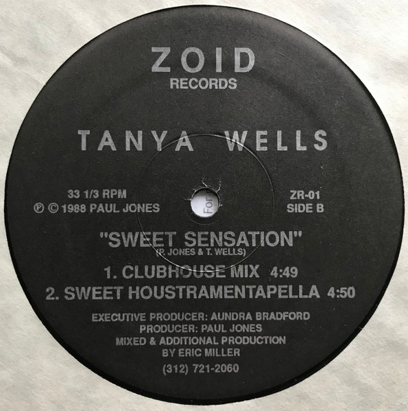Tanya Wells - Sweet Sensation | Zoid Records (ZR-01) - 2