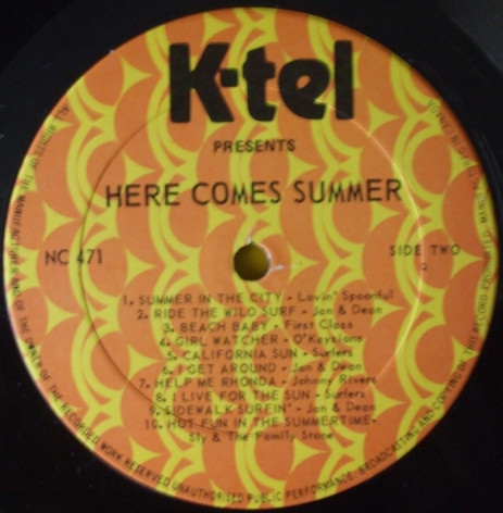 Various - Here Comes Summer | K-Tel (NC 471) - 4 Various - Here Comes Summer | K-Tel (NC 471) - 4