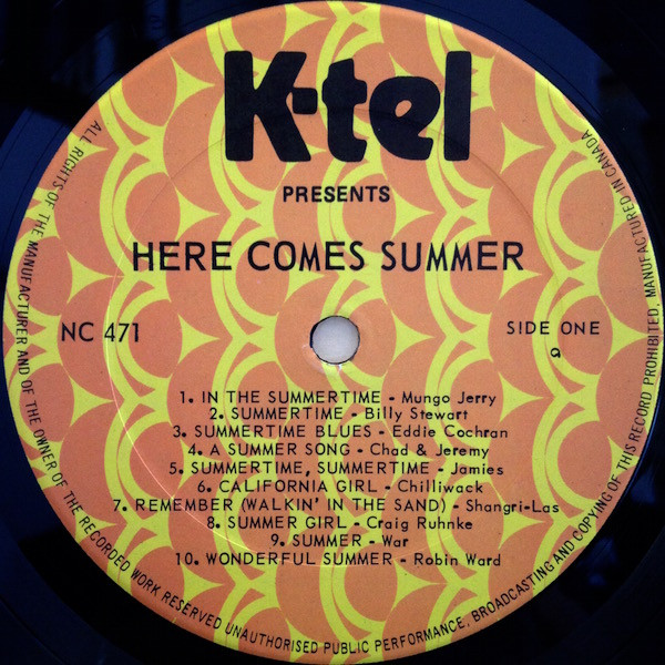 Various - Here Comes Summer | K-Tel (NC 471) - 3 Various - Here Comes Summer | K-Tel (NC 471) - 3