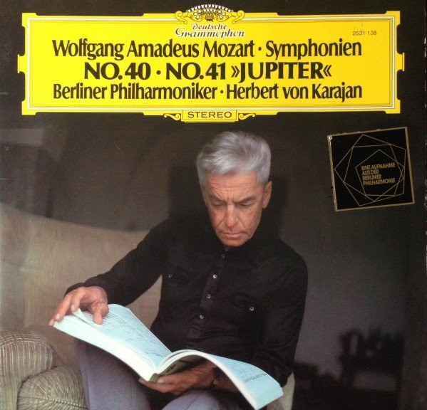 Wolfgang Amadeus Mozart , Berliner Philharmoniker , Herbert von Karajan - Symphonien No. 40 / No. 41 «Jupiter» | Deutsche Grammophon (2531 138) Wolfgang Amadeus Mozart , Berliner Philharmoniker , Herbert von Karajan - Symphonien No. 40 / No. 41 «Jupiter» | Deutsche Grammophon (2531 138)