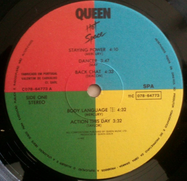 Queen - Hot Space | EMI (11C 078-64773) - 3 Queen - Hot Space | EMI (11C 078-64773) - 3