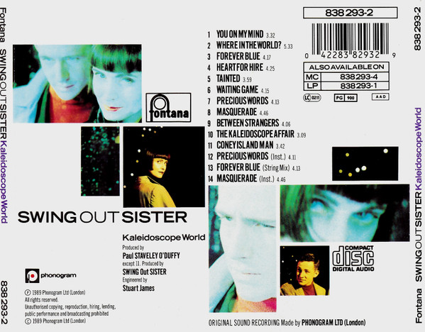 Swing Out Sister - Kaleidoscope World | Fontana (838 293-2) - 2