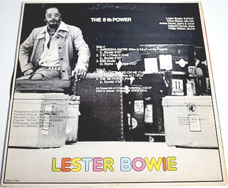 Lester Bowie - The 5th Power | Black Saint (BSR 0020) - 2 Lester Bowie - The 5th Power | Black Saint (BSR 0020) - 2