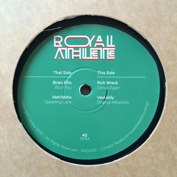 Brian Ellis , Mat/Matix , Rick Wreck , Vexkiddy - Royal Athlete Vol. 2 | Royal Athlete (RAD002) - main Brian Ellis , Mat/Matix , Rick Wreck , Vexkiddy - Royal Athlete Vol. 2 | Royal Athlete (RAD002) - main