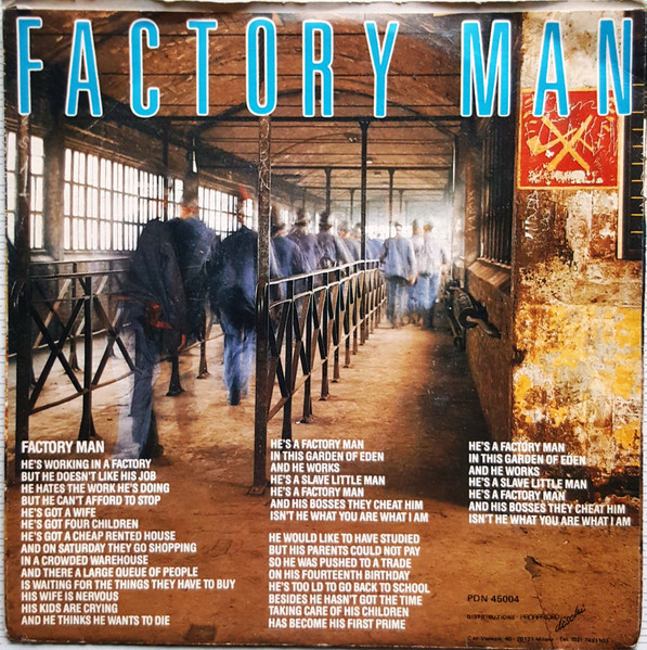 Maarten Peters & The Dream - Factory Man | Panarecord (PDN 45004) - 2