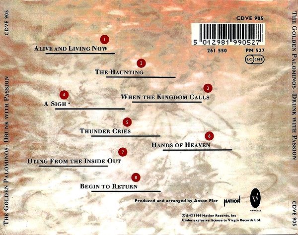 The Golden Palominos - Drunk With Passion | Venture (CDVE 905) - 3