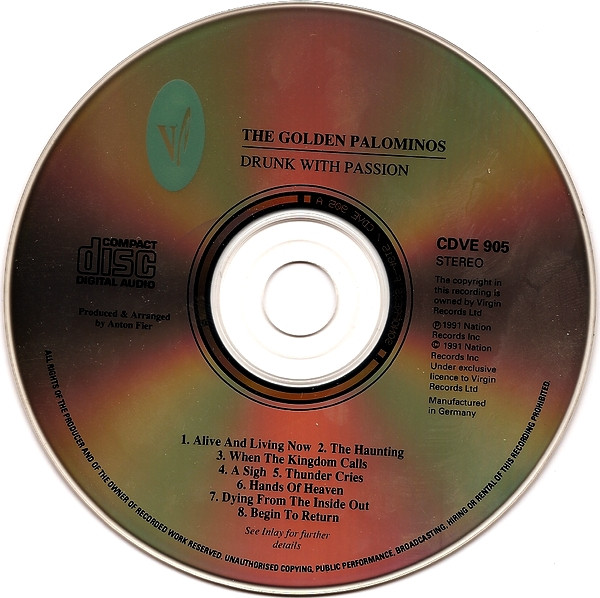 The Golden Palominos - Drunk With Passion | Venture (CDVE 905) - 4