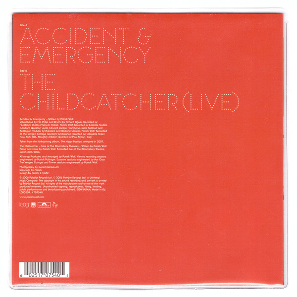 Patrick Wolf - Accident & Emergency | Loog (1707540) - 2 Patrick Wolf - Accident & Emergency | Loog (1707540) - 2