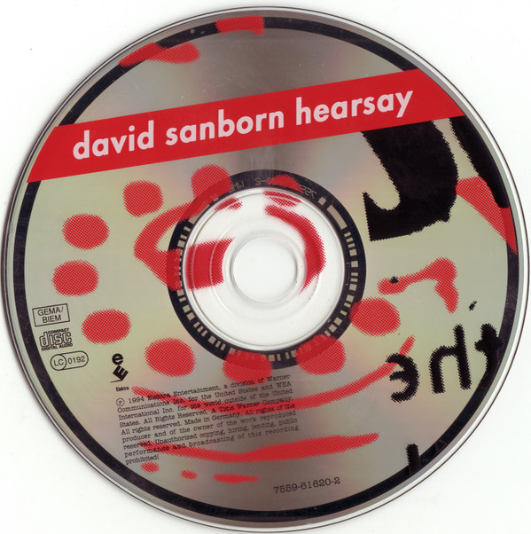 David Sanborn - Hearsay | Elektra (7559-61620-2) - 2
