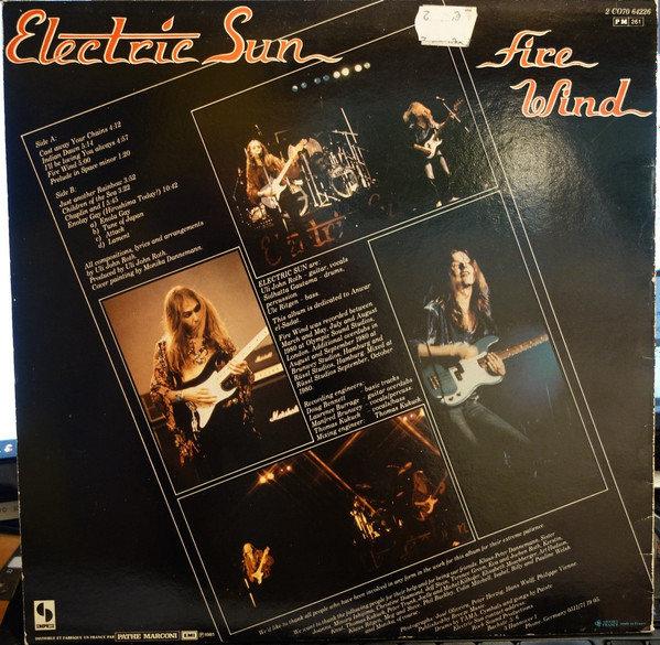 Electric Sun - Fire Wind | EMI (2 C070 64226) - 2 Electric Sun - Fire Wind | EMI (2 C070 64226) - 2