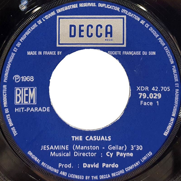 The Casuals - Jesamine | Decca (79.029) - 3