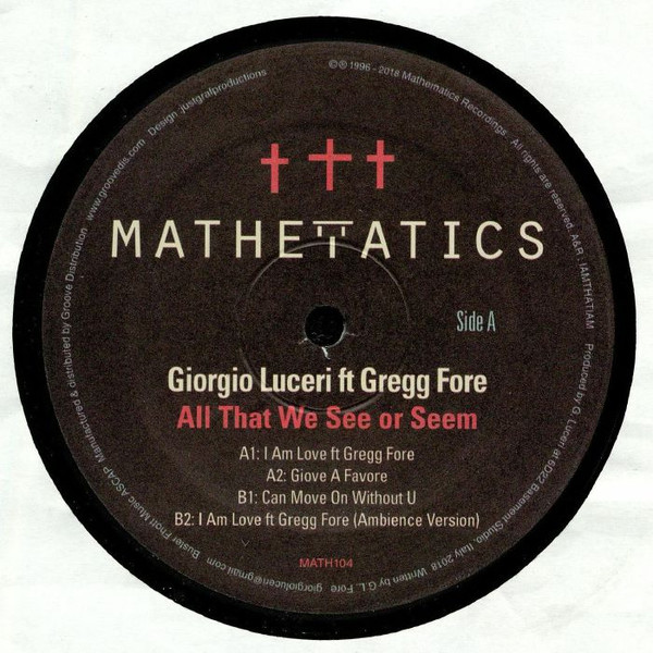 Giorgio Luceri - All That We See or Seem | Mathematics Recordings (MATH104)