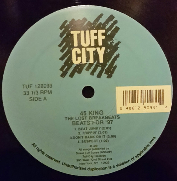 The 45 King - The Lost Breakbeats (Beats For ‘97) | Tuff City (TUF 128093) - 2 The 45 King - The Lost Breakbeats (Beats For ‘97) | Tuff City (TUF 128093) - 2
