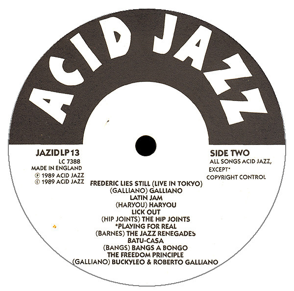 Various - Totally Wired (A Collection From Acid Jazz Records) | Acid Jazz (JAZID LP 13) - 4