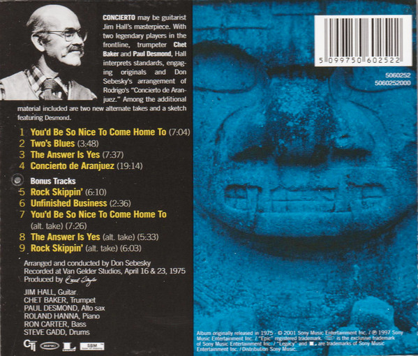 Jim Hall - Concierto | Legacy (5060252) - 3