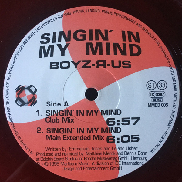 Boys-R-Us - Singin' In My Mind | Marlboro Music (MMDD 005) - 3