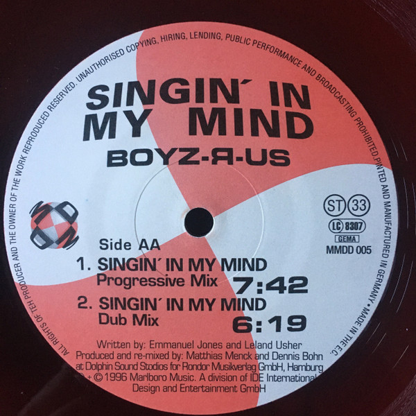 Boys-R-Us - Singin' In My Mind | Marlboro Music (MMDD 005) - 4