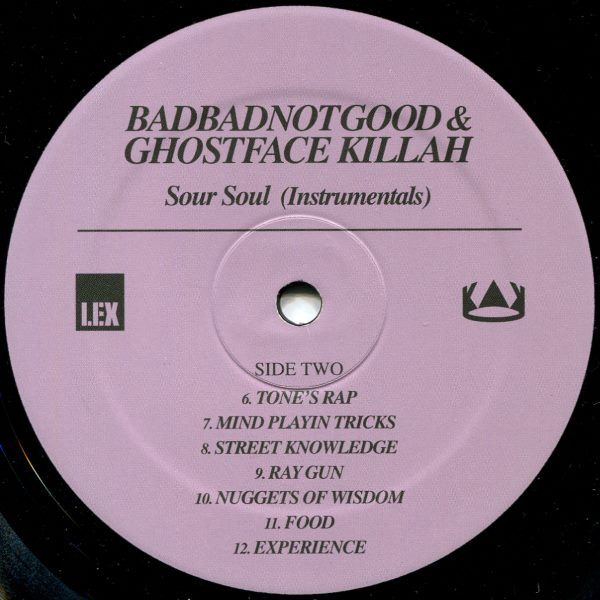 BadBadNotGood & Ghostface Killah - Sour Soul (Instrumentals) | Lex Records (LEX108) - 3 BadBadNotGood & Ghostface Killah - Sour Soul (Instrumentals) | Lex Records (LEX108) - 3