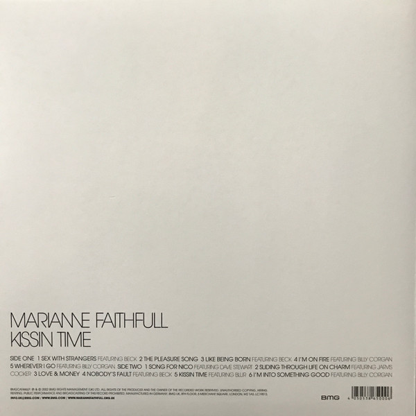 Marianne Faithfull - Kissin Time | BMG (BMGCAT446LP) - 2 Marianne Faithfull - Kissin Time | BMG (BMGCAT446LP) - 2