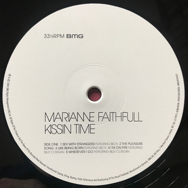 Marianne Faithfull - Kissin Time | BMG (BMGCAT446LP) - 3 Marianne Faithfull - Kissin Time | BMG (BMGCAT446LP) - 3