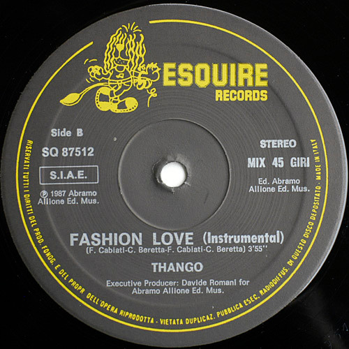 Thango - Fashion Love | Esquire Records (SQ 87512) - 4