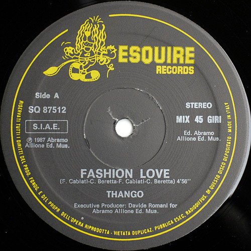 Thango - Fashion Love | Esquire Records (SQ 87512) - 3