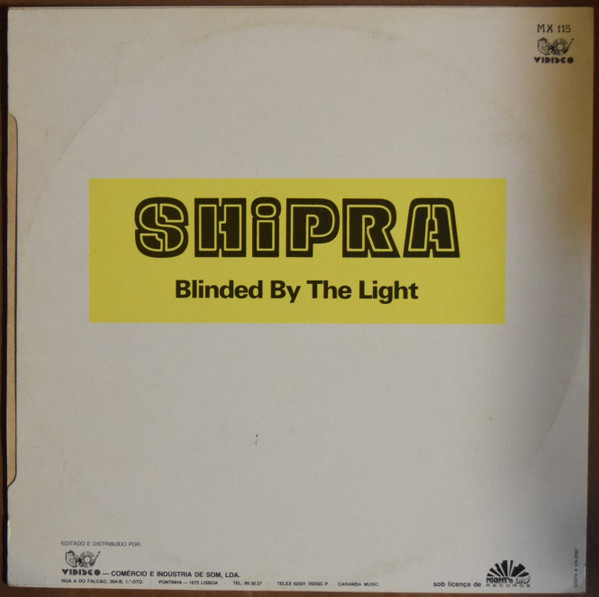 Shipra - Blinded By The Light | Vidisco (MX 115) - 2