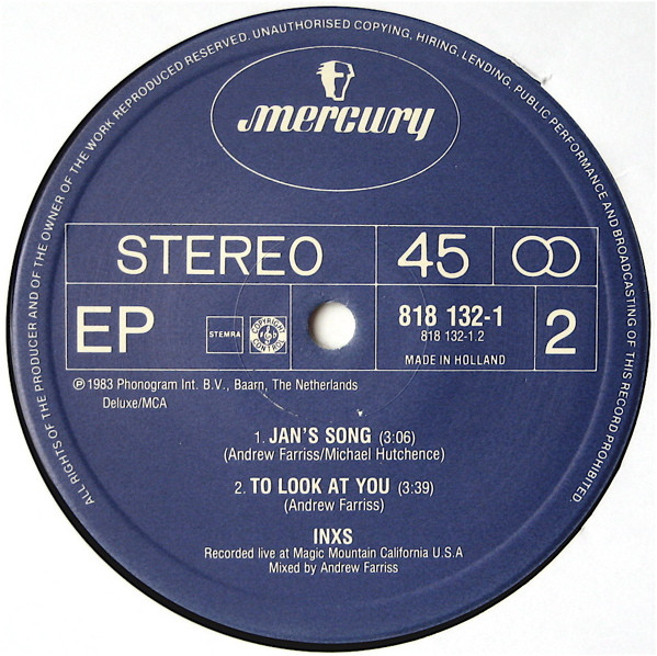 INXS - Original Sin (Long Version) | Mercury (818 132-1) - 4