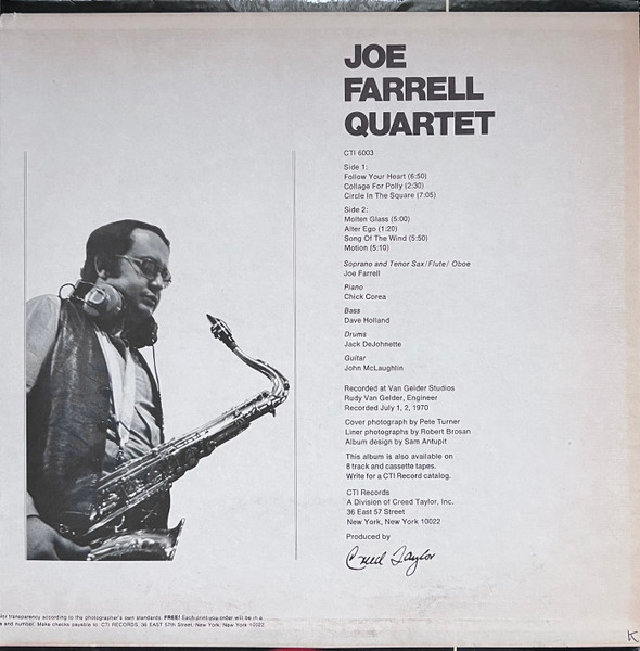 Joe Farrell Quartet
