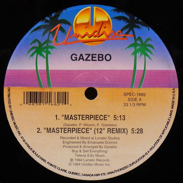 Gazebo - Masterpiece | Unidisc (SPEC-1682) - 2