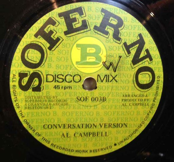 Al Campbell - Conversation | Soferno B Records (SOF 003) - 2