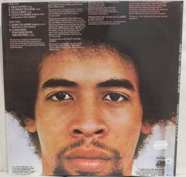 Stanley Clarke - Journey To Love | Atlantic (LP-S-39-10) - 2