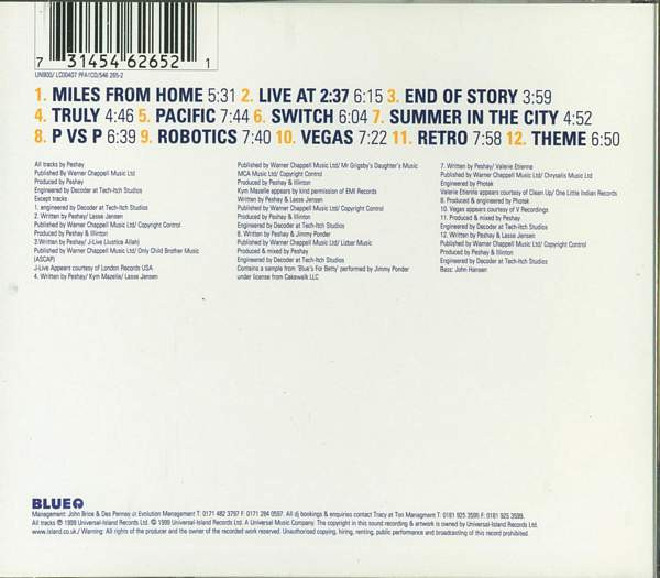 Peshay - Miles From Home | Blue (Island) (PFA1CD) - 2