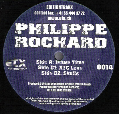 Philippe Rochard - House Time | ETX Editiontraxx (ETX-0014) - main