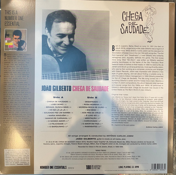 João Gilberto - Chega De Saudade | Number One Essentials (291010) - 2