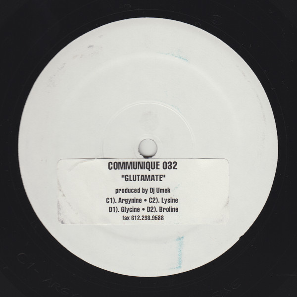 Umek - Glutamate, The Sound Of Slovenia | Communique Records (C 032)