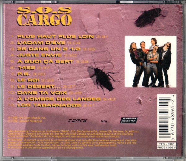 S.O.S Cargo - 25 Dans Un 2½ [CD] | Trock (TFD-8965) - 3