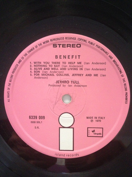 Jethro Tull - Benefit | Island Records (6339 009) - 3 Jethro Tull - Benefit | Island Records (6339 009) - 3