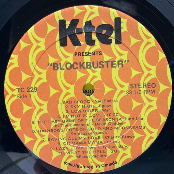 Various - Block Buster [Vinyl] | K-Tel (TC 229) - 3