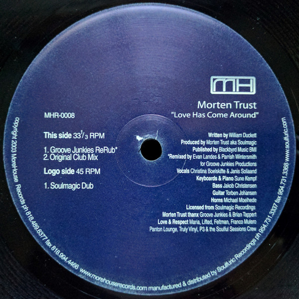 Morten Trøst - Love Has Come Around | Morehouse Records (MHR-0008) - 2