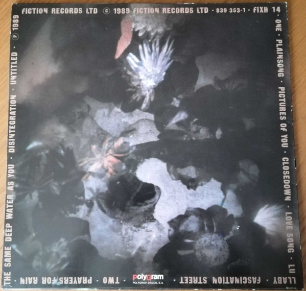 The Cure - Disintegration | Fiction Records (839 353-1) - 2
