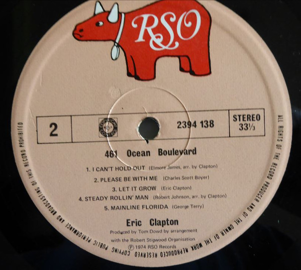 Eric Clapton - 461 Ocean Boulevard | RSO (2394 138) - 4