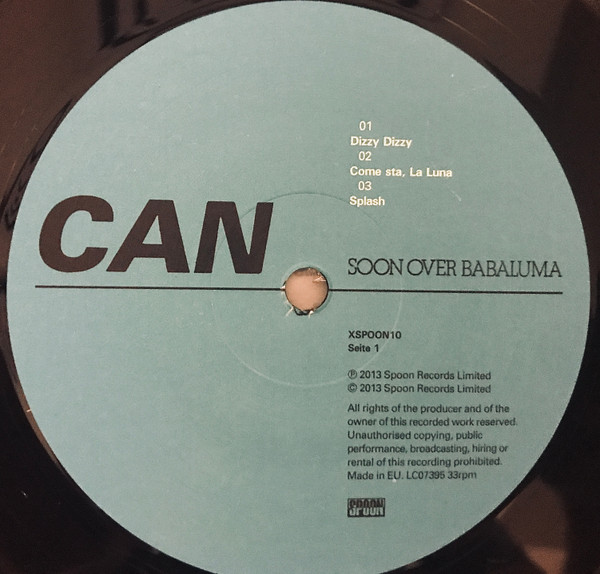 Can - Soon Over Babaluma | Spoon Records (XSPOON10) - 4