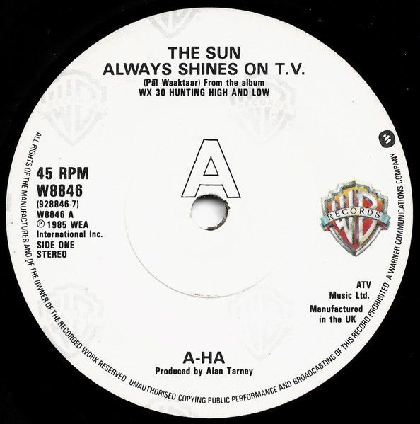 The Sun Always Shines On T.V.